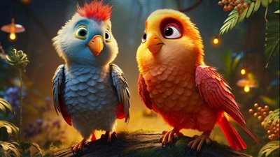 قصه العصفوره الكسلانه